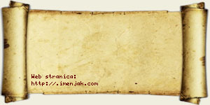 Jasna Pribaković vizit kartica